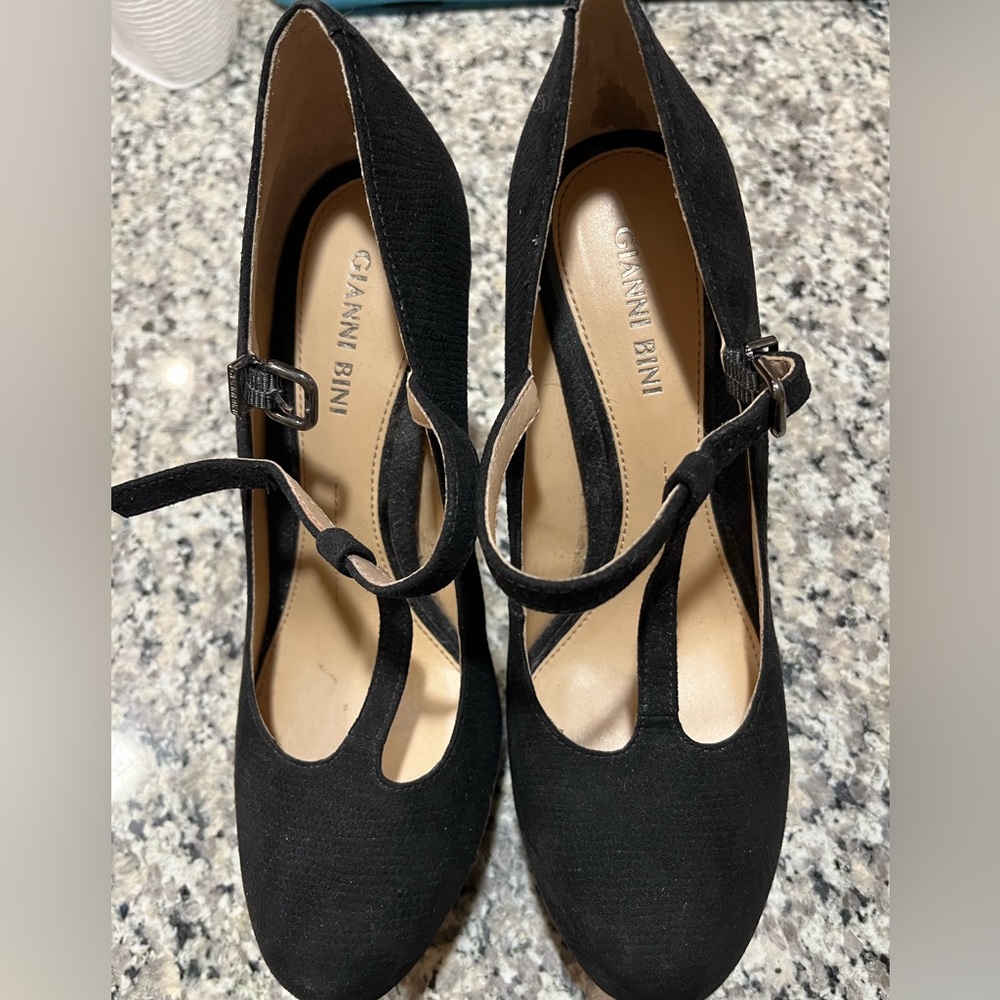Black high heels